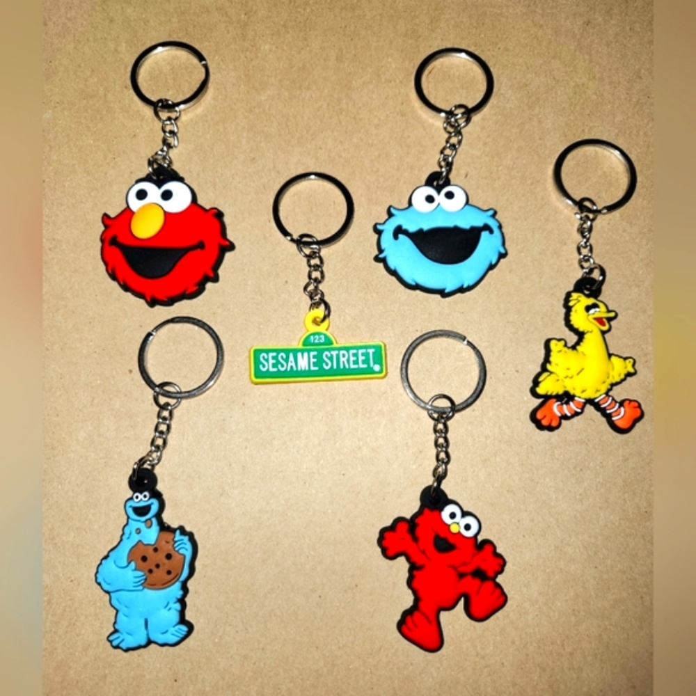 Sesame Street Keychain Lot